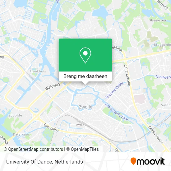 University Of Dance kaart