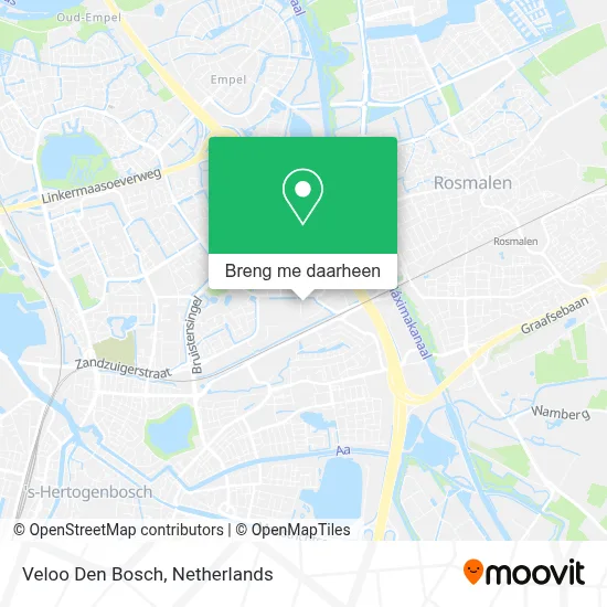 Veloo Den Bosch kaart