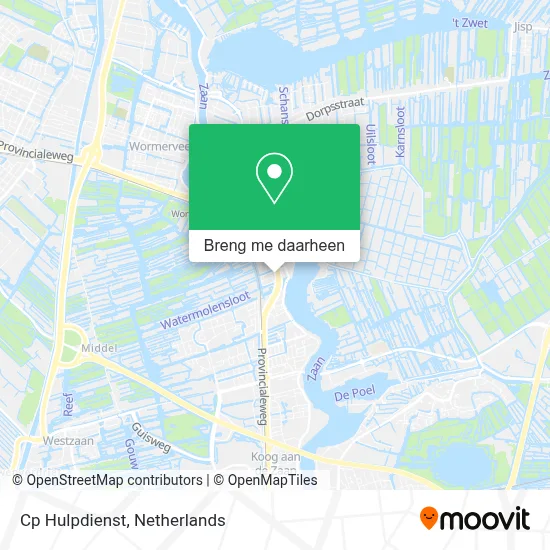 Cp Hulpdienst kaart