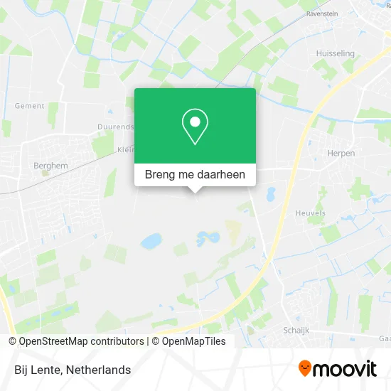Bij Lente kaart