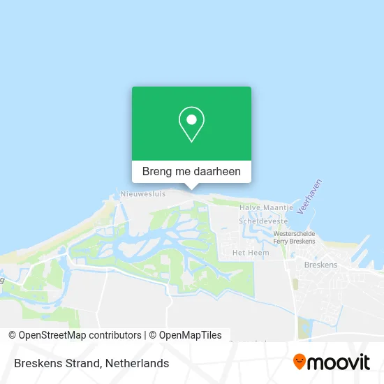 Breskens Strand kaart