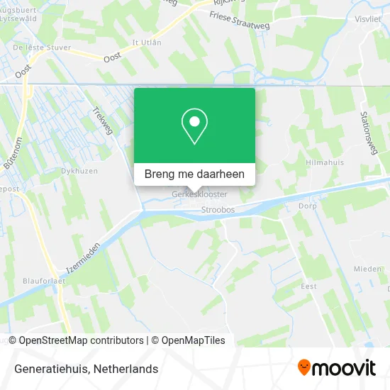 Generatiehuis kaart