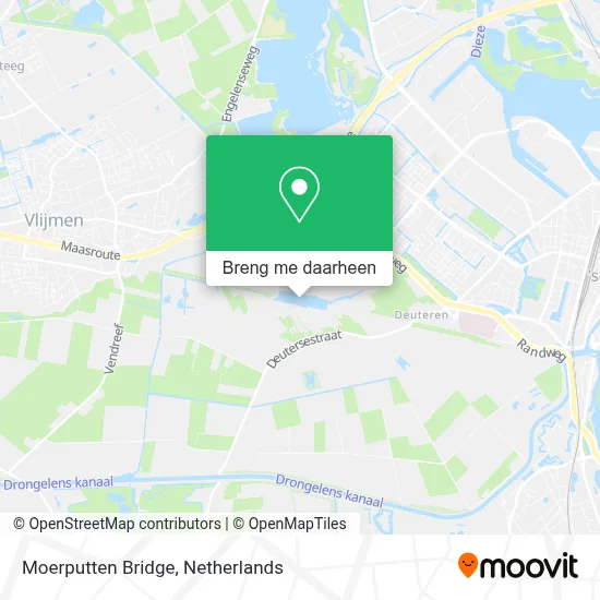 Moerputten Bridge kaart