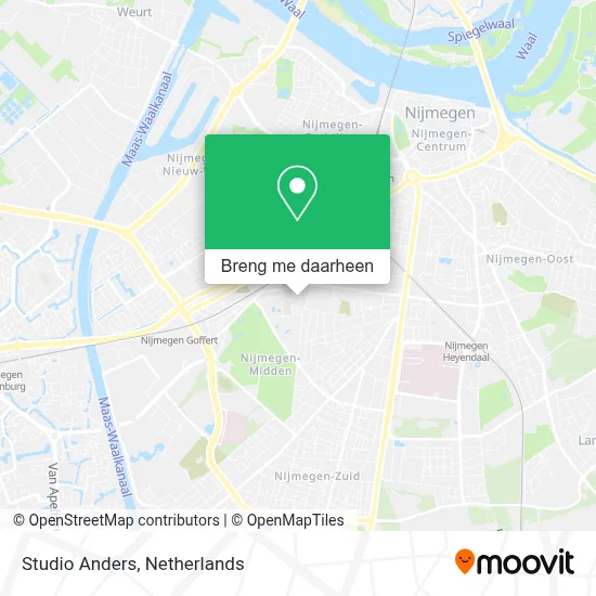 Studio Anders kaart
