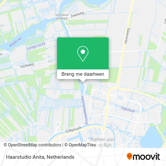 Haarstudio Anita kaart