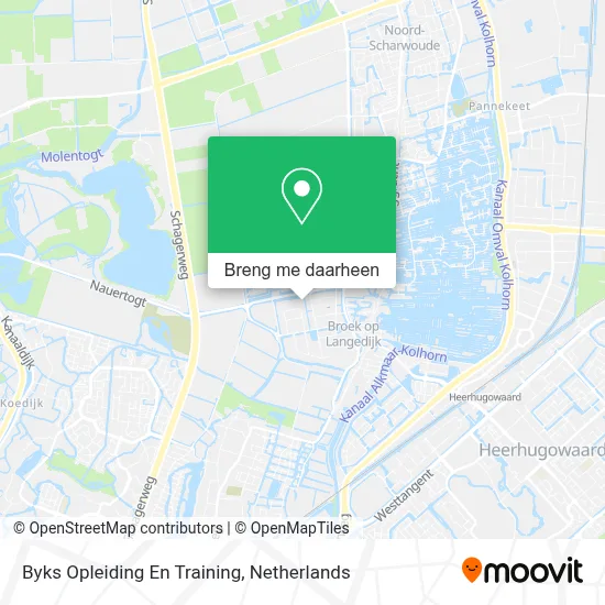 Byks Opleiding En Training kaart