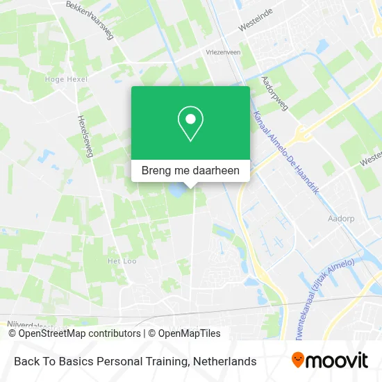 Back To Basics Personal Training kaart