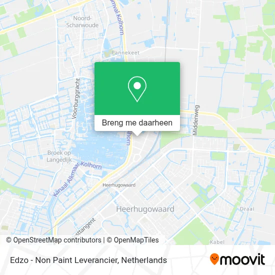 Edzo - Non Paint Leverancier kaart