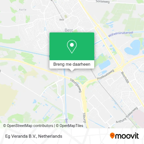 Eg Veranda B.V. kaart