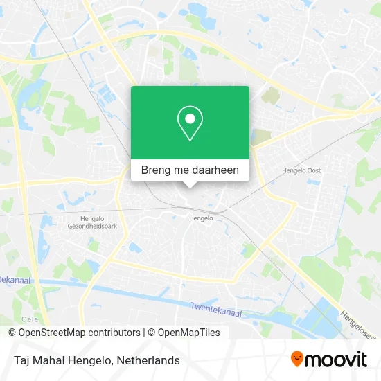 Taj Mahal Hengelo kaart