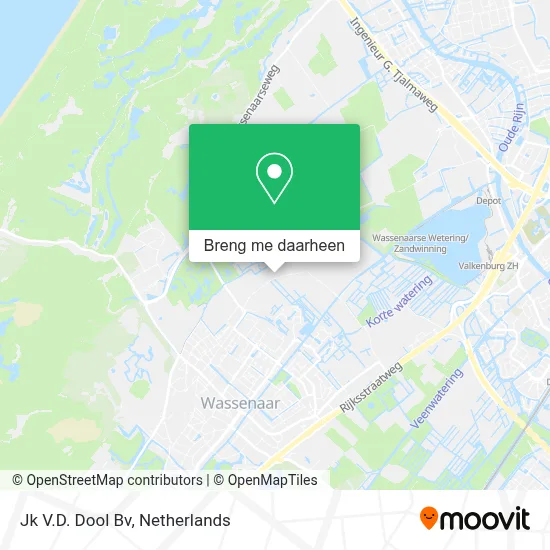 Jk V.D. Dool Bv kaart