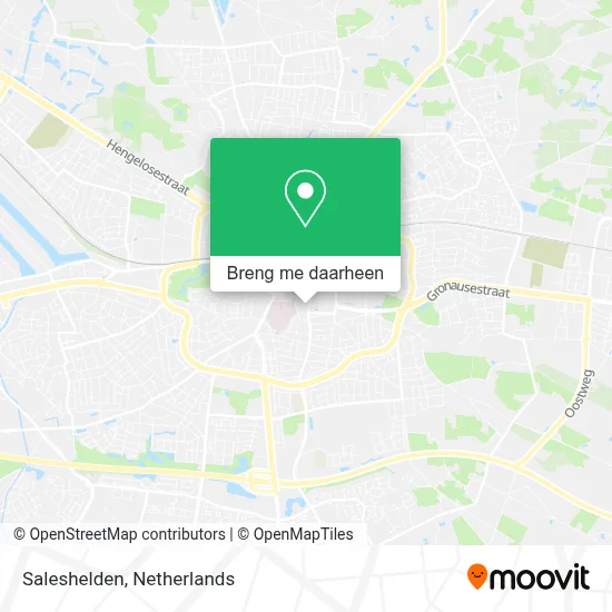 Saleshelden kaart