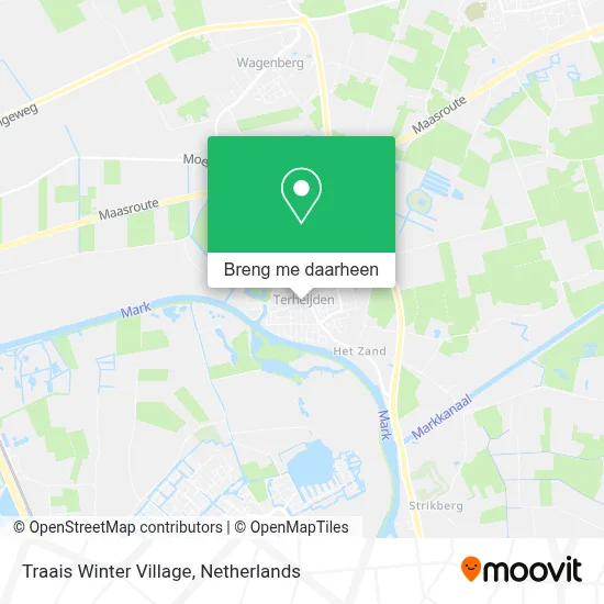 Traais Winter Village kaart