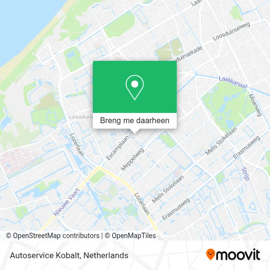 Autoservice Kobalt kaart
