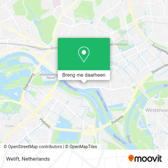 Welift kaart