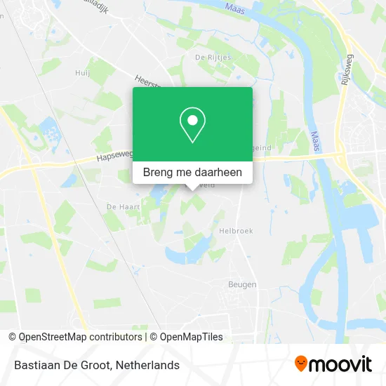 Bastiaan De Groot kaart