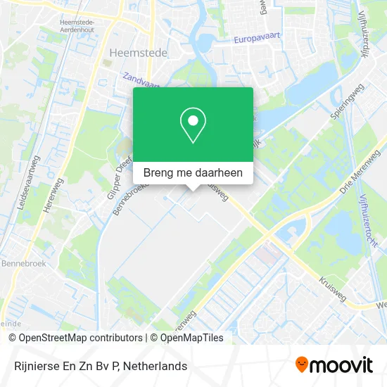 Rijnierse En Zn Bv P kaart