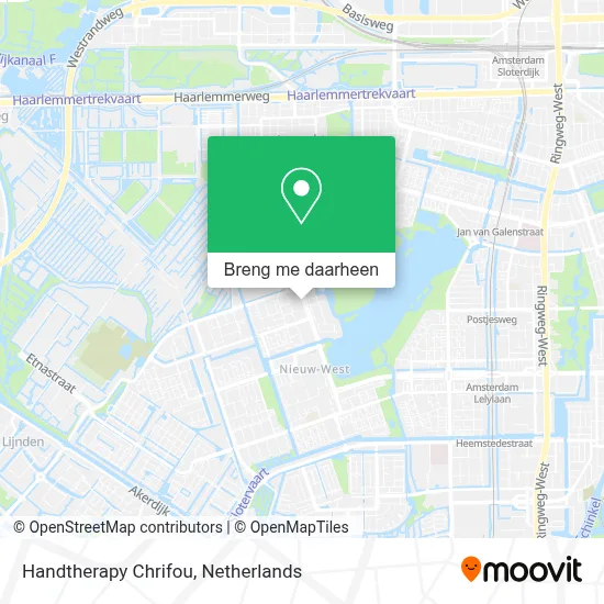 Handtherapy Chrifou kaart