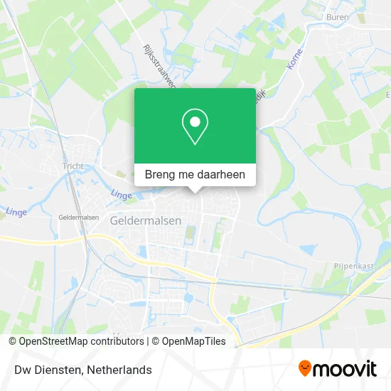 Dw Diensten kaart