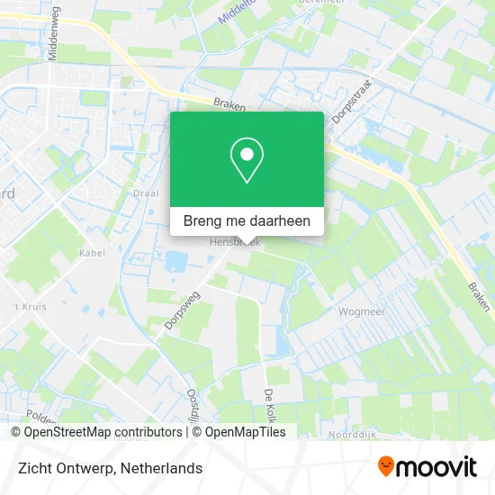 Zicht Ontwerp kaart