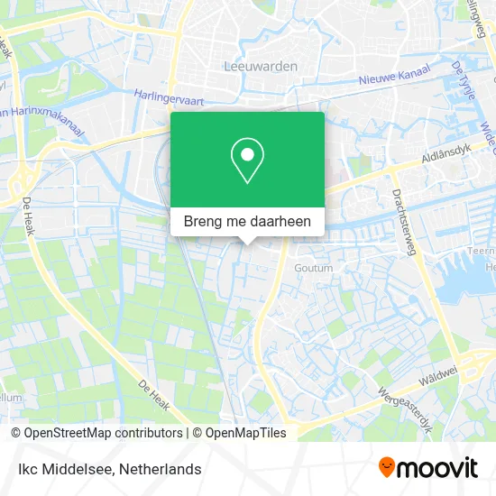 Ikc Middelsee kaart