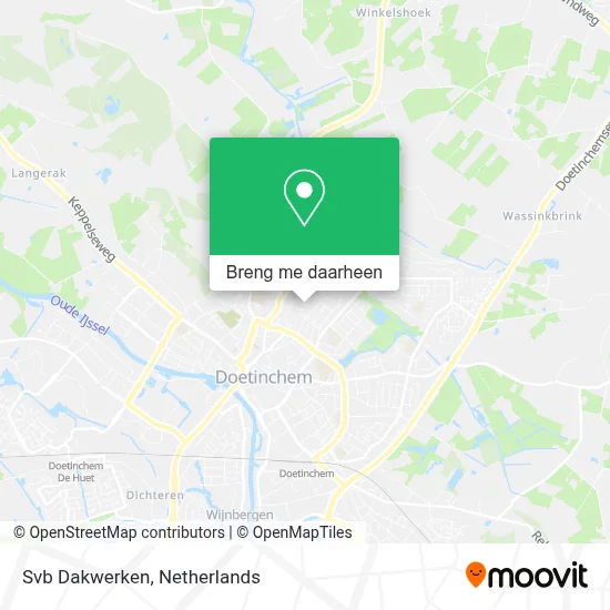 Svb Dakwerken kaart