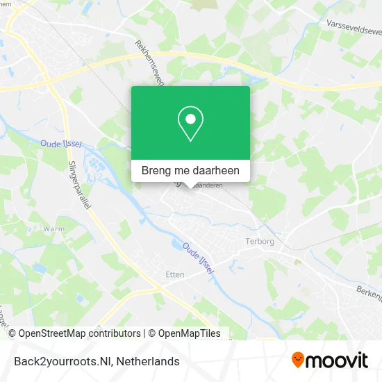 Back2yourroots.Nl kaart