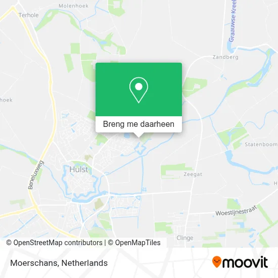 Moerschans kaart
