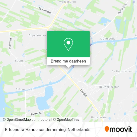 Effeenstra Handelsonderneming kaart