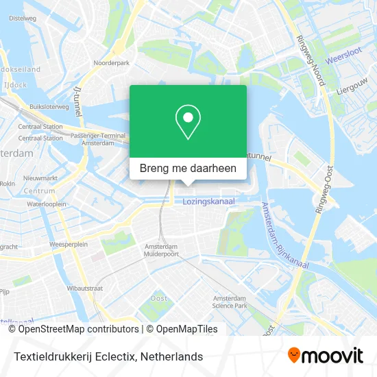 Textieldrukkerij Eclectix kaart