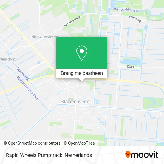 Rapid Wheels Pumptrack kaart