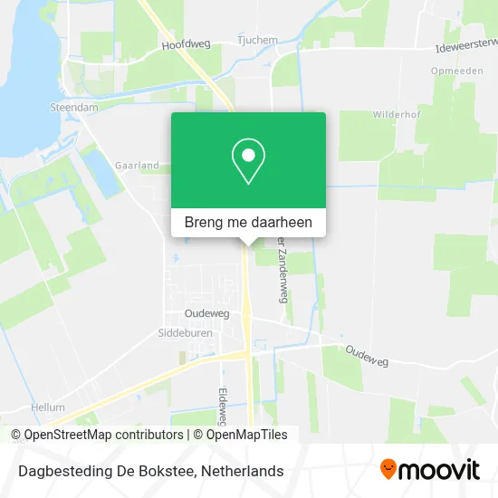 Dagbesteding De Bokstee kaart