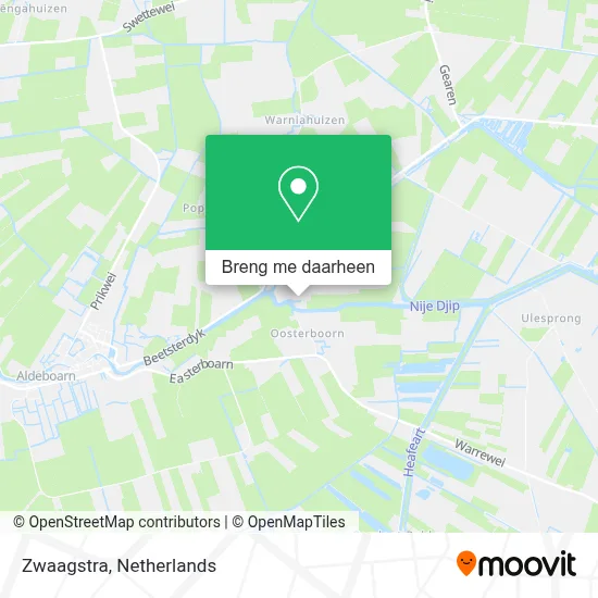 Zwaagstra kaart