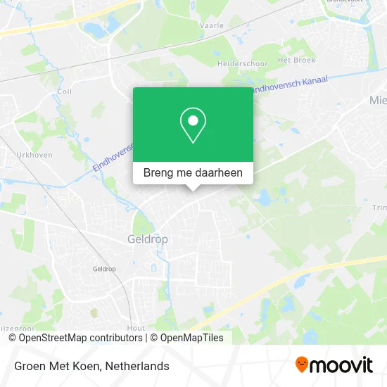 Groen Met Koen kaart