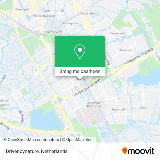 Drivenbynature kaart