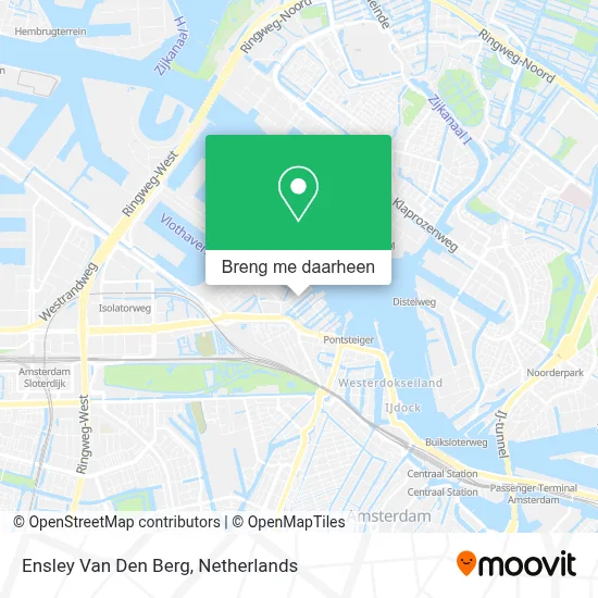 Ensley Van Den Berg kaart