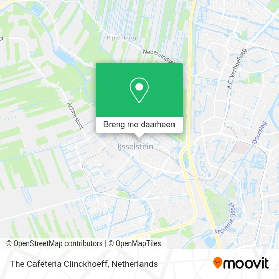 The Cafeteria Clinckhoeff kaart