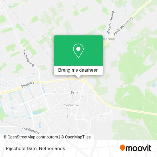 Rijschool Dam kaart