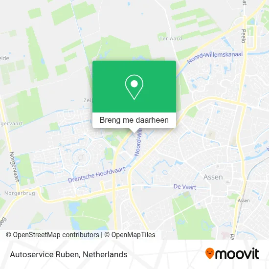Autoservice Ruben kaart