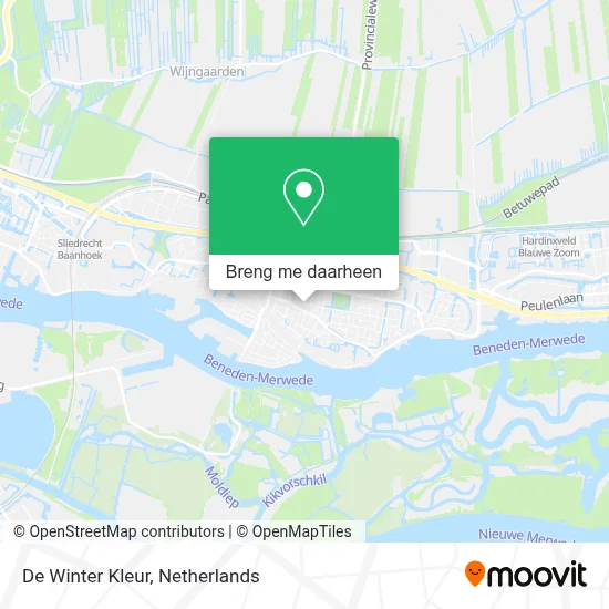 De Winter Kleur kaart