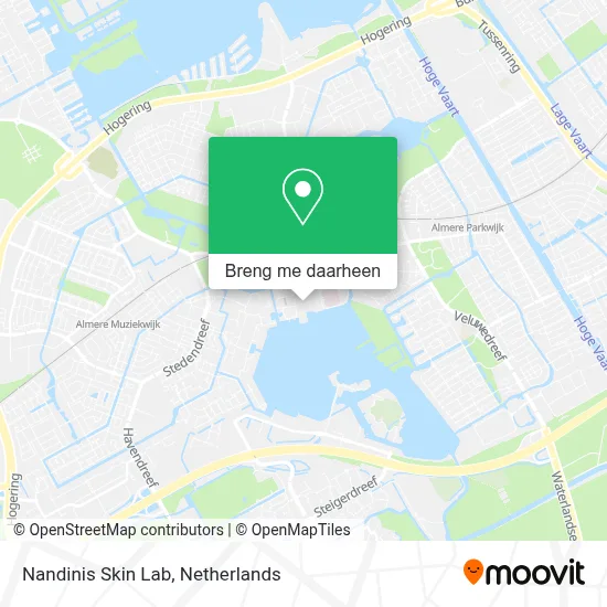 Nandinis Skin Lab kaart