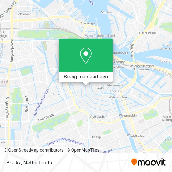 Bookx kaart