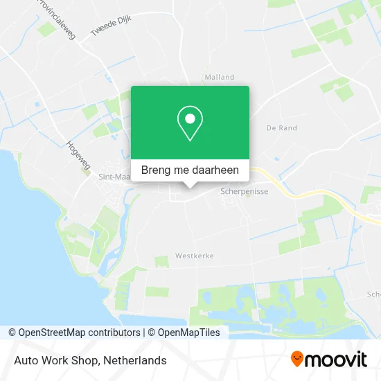 Auto Work Shop kaart