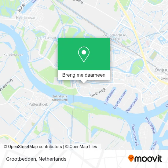 Grootbedden kaart