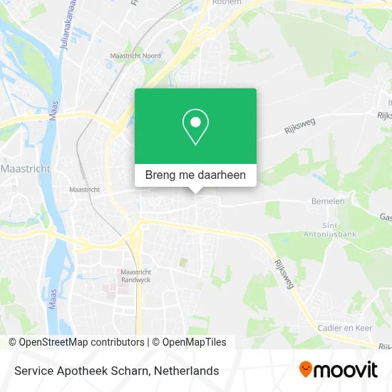 Service Apotheek Scharn kaart