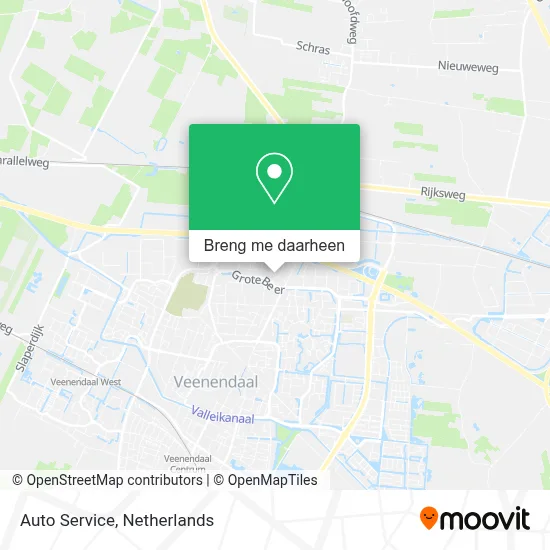 Auto Service kaart