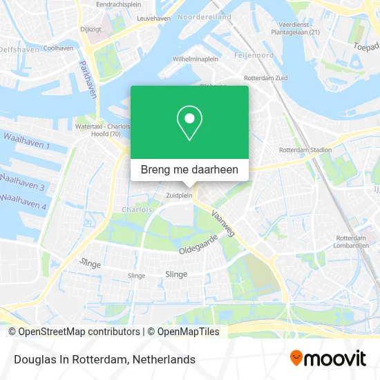 Douglas In Rotterdam kaart