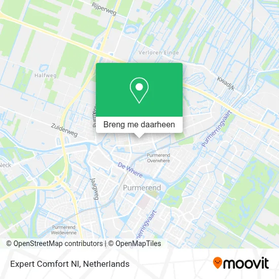 Expert Comfort Nl kaart