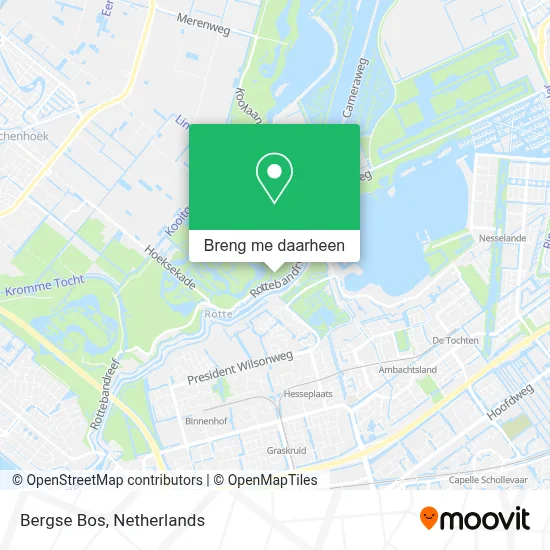Bergse Bos kaart