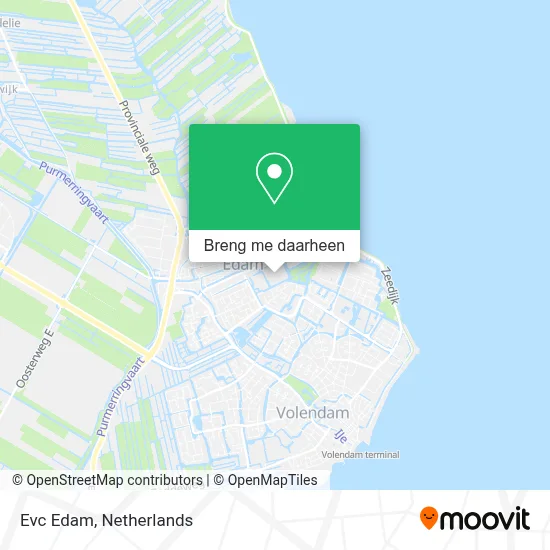 Evc Edam kaart